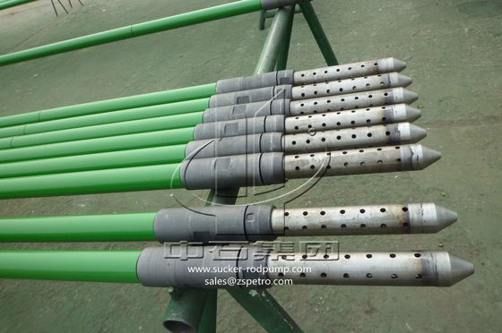 Chiều dài hành trình bơm dưới bề mặt Sucker Rod Chiều dài ống 6-1,5m Chủ đề ống 2-3 / 8 ”