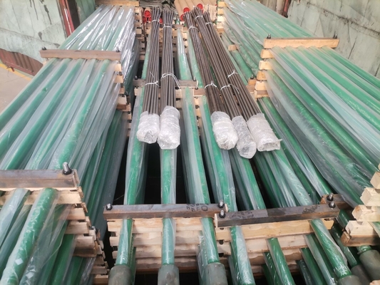 API 11AX-0061 Sucker Rod Bơm thép cacbon với pít tông kim loại phun